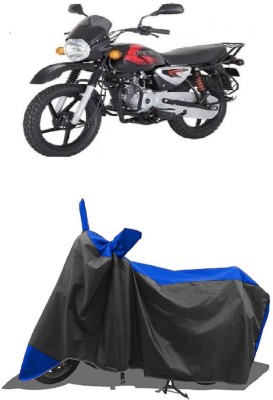 SUGASHRI Waterproof Two Wheeler Cover for Bajaj(Boxer BM 150, Blue, Black)