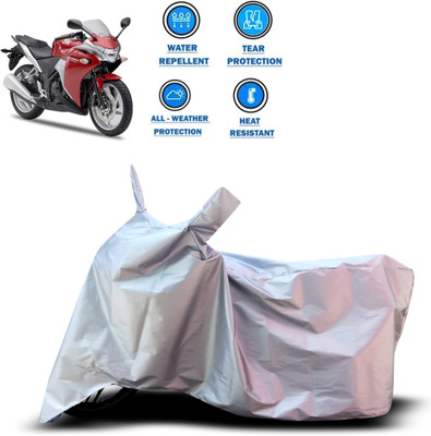 CODOKI Two Wheeler Cover for Honda(CBR 150R, Silver)