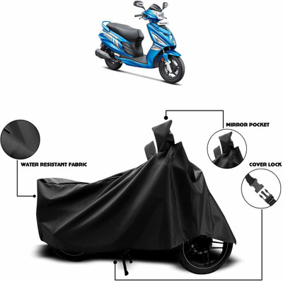 DeepShakshi AUTOMOTIVE Two Wheeler Cover for Hero(Maestro Edge, Black)