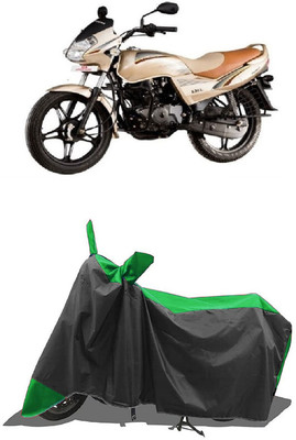 SUGASHRI Waterproof Two Wheeler Cover for LML(Freedom DX, Green, Black)