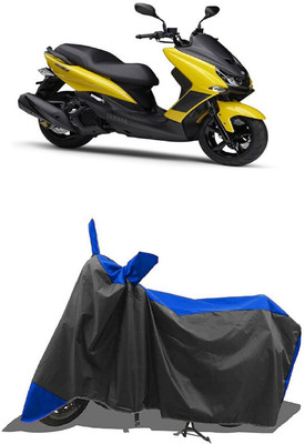 SUGASHRI Waterproof Two Wheeler Cover for Yamaha(Majesty S 155 maxi BS6, Blue, Black)
