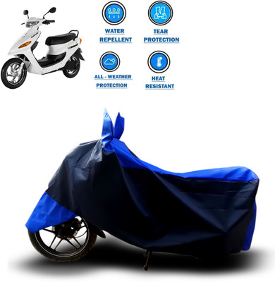 CODOKI Two Wheeler Cover for Indus(Yo Electron, Blue)