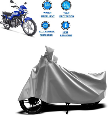 CODOKI Two Wheeler Cover for Hero(MotoCorp HF Deluxe, Silver)