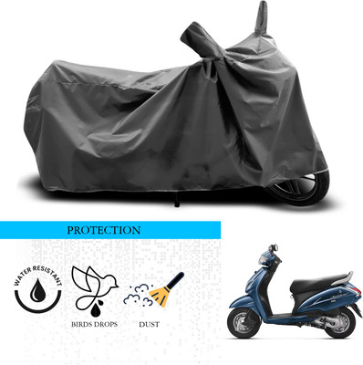 ANTHUB Waterproof Two Wheeler Cover for Honda(Activa 3G, Grey)