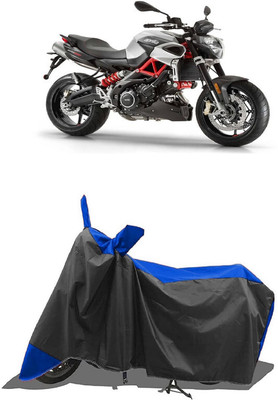 SUGASHRI Waterproof Two Wheeler Cover for Aprilia(Shiver 900 BS6, Blue, Black)