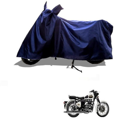 SK AUTO Two Wheeler Cover for Royal Enfield(Classic 350, Blue)
