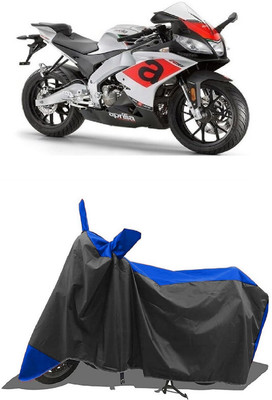 SUGASHRI Waterproof Two Wheeler Cover for Aprilia(SR 150, Blue, Black)