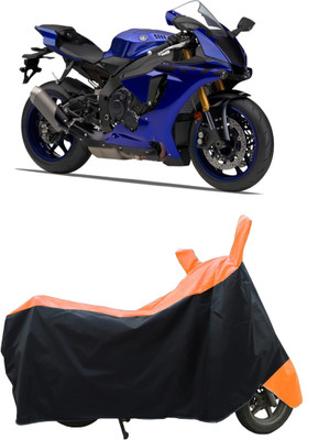 Coxtor Waterproof Two Wheeler Cover for Yamaha(YZF R1, Orange)