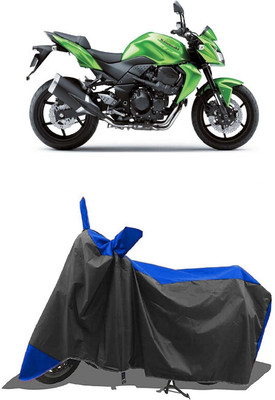 SUGASHRI Waterproof Two Wheeler Cover for Kawasaki(Z750, Blue, Black)