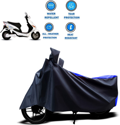 CODOKI Two Wheeler Cover for Hero(Electric Cruz, Blue)