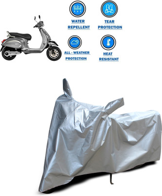 GOSHIV-car and bike accessories Two Wheeler Cover for Universal For Bike(Silver)