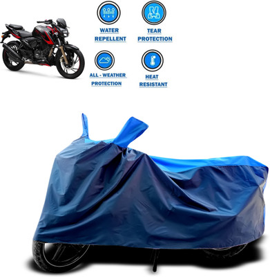 CODOKI Two Wheeler Cover for TVS(Apache RTR 200, Blue)