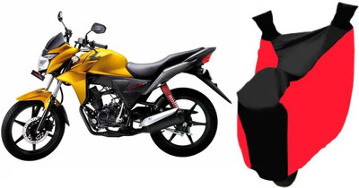 SK AUTO Two Wheeler Cover for Honda(CBF, Red, Blue)