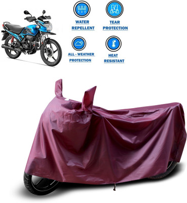 PAGORA Waterproof Two Wheeler Cover for Hero(Passion Pro TR, Maroon)