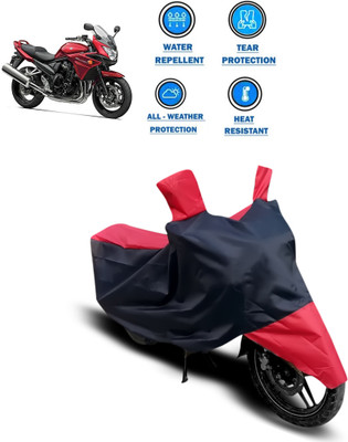 PAGORA Two Wheeler Cover for Suzuki(Bandit, Red)