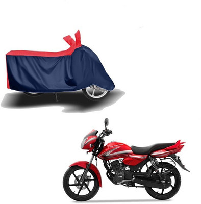 SK AUTO Two Wheeler Cover for TVS(Phoenix 125, Red, Blue)