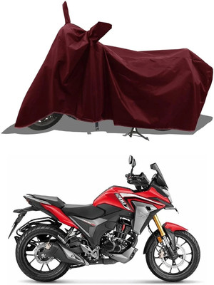 SK AUTO Two Wheeler Cover for Honda(CB, Maroon)