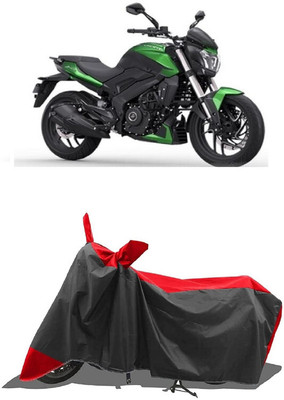 SUGASHRI Waterproof Two Wheeler Cover for Bajaj(Dominar, Red, Black)