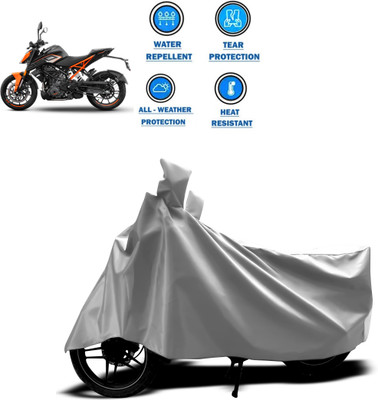 CODOKI Two Wheeler Cover for KTM(250 Duke, Silver)
