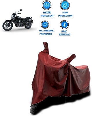CODOKI Waterproof Two Wheeler Cover for Bajaj(Avenger Street 160, Maroon)