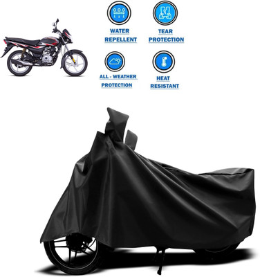 CODOKI Two Wheeler Cover for Bajaj(ComforTec, Black)