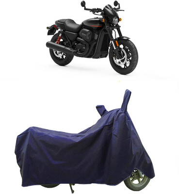 Coxtor Waterproof Two Wheeler Cover for Harley Davidson(Street Rod, Blue)