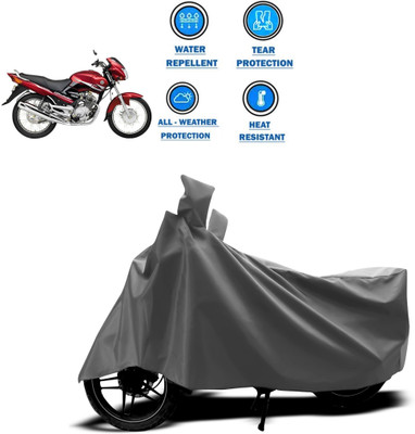 GOSHIV-car and bike accessories Two Wheeler Cover for Yamaha(Gladiator RS, Grey)