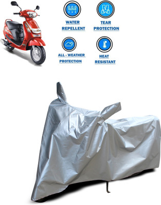 PAGORA Two Wheeler Cover for Mahindra(Duro DZ, Silver)