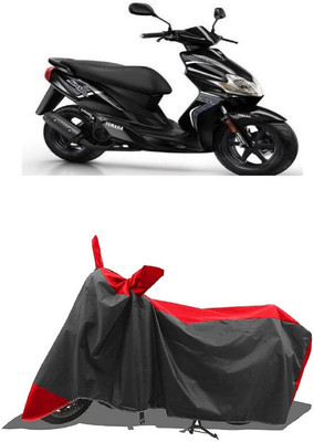 SUGASHRI Waterproof Two Wheeler Cover for Yamaha(Jog R, Red, Black)