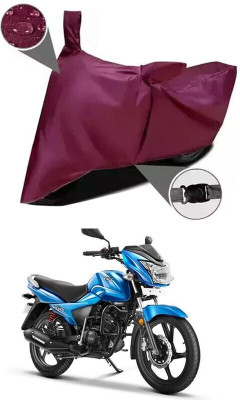 SK AUTO Two Wheeler Cover for TVS(Victor, Maroon)