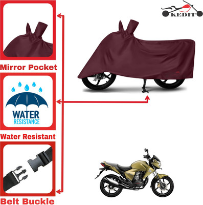 SK AUTO Two Wheeler Cover for Honda(Dazzler, Maroon)