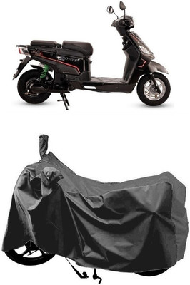SUGASHRI Waterproof Two Wheeler Cover for Hero Electric(Electric NYX e5, Grey)