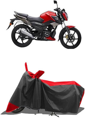 SUGASHRI Waterproof Two Wheeler Cover for TVS(RED 125 BS6, Red, Black)