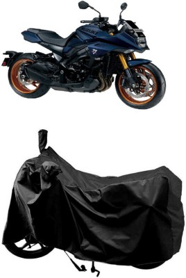 SUGASHRI Waterproof Two Wheeler Cover for Suzuki(Katana BS6, Black)