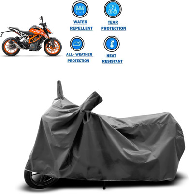 CODOKI Two Wheeler Cover for KTM(Duke 390 ABS, Grey)