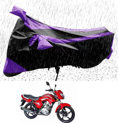 RONISH Waterproof Two Wheeler Cover for Universal For Bike(Fusion, Purple, Black)