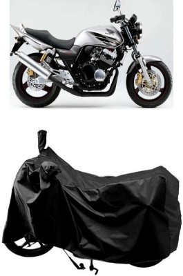 SUGASHRI Waterproof Two Wheeler Cover for Honda(CB 400, Black)