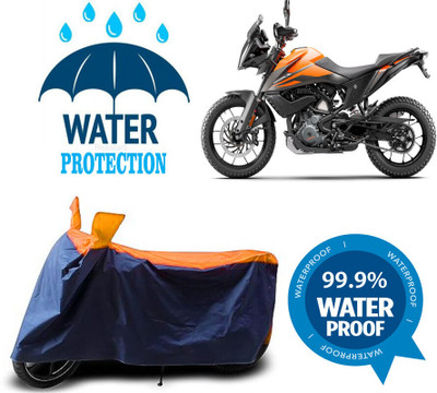 Mdstar Waterproof Two Wheeler Cover for KTM(1050 Adventure, Multicolor)