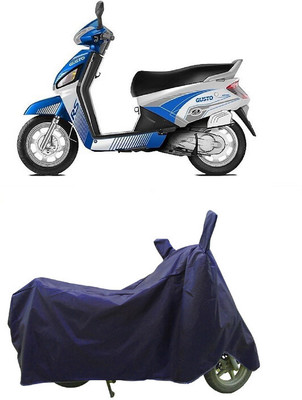 Coxtor Waterproof Two Wheeler Cover for Mahindra(Gusto Electric BS6, Blue)