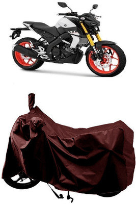 SUGASHRI Waterproof Two Wheeler Cover for Yamaha(MT-15 BS6, Maroon)