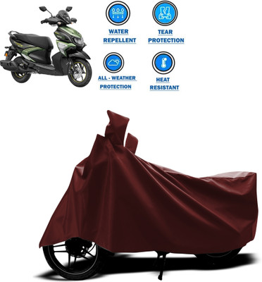 CODOKI Waterproof Two Wheeler Cover for Yamaha(Ray, Maroon)
