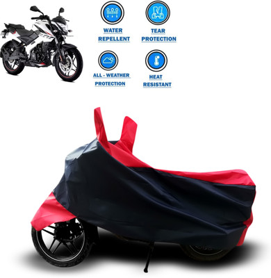 CODOKI Two Wheeler Cover for Bajaj(Pulsar NS 200, Red)