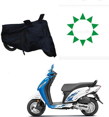 DeepShakshi AUTOMOTIVE Waterproof Two Wheeler Cover for Honda(Activa i, Black)