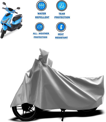 CODOKI Two Wheeler Cover for Ampere(E Lite, Silver)