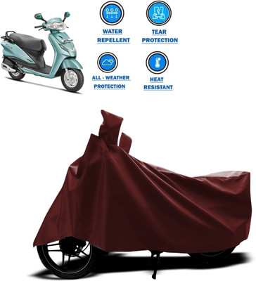 CODOKI Waterproof Two Wheeler Cover for Hero(Duet, Maroon)