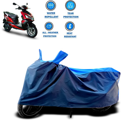 CODOKI Two Wheeler Cover for Okinawa(i-Praise, Blue)