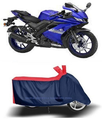 DSAMI Two Wheeler Cover for Yamaha(YZF R15 V3 BS6 BS6, Blue)