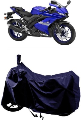 SUGASHRI Waterproof Two Wheeler Cover for Yamaha(YZF R15 V3.0, Blue)