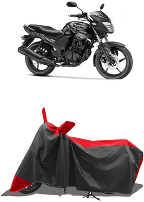 SUGASHRI Waterproof Two Wheeler Cover for Yamaha(SZ-RR, Red, Black)
