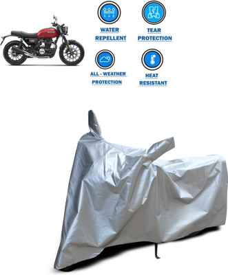 GOSHIV-car and bike accessories Two Wheeler Cover for Honda(Silver)